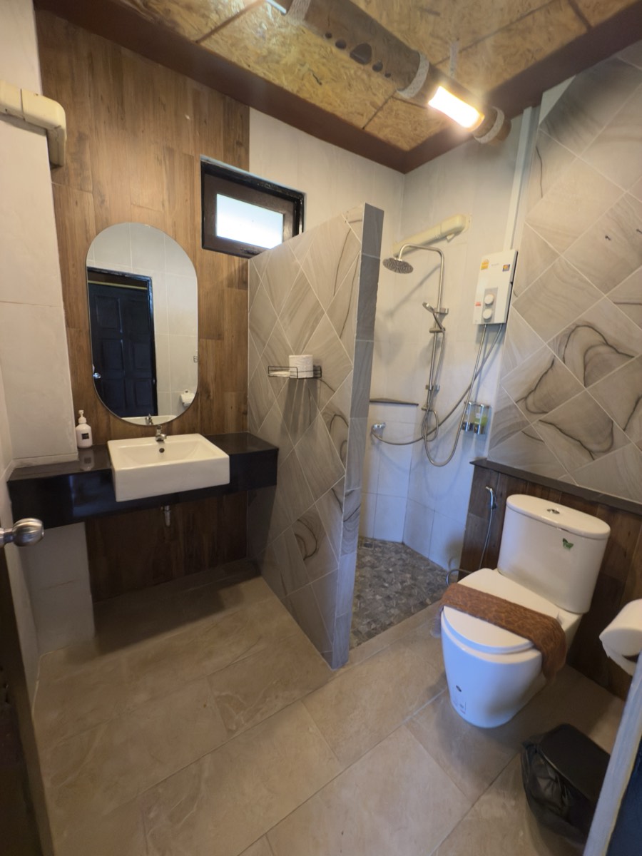 A guest bathroom, shot on the stay tour